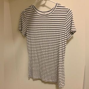 Black & White Striped Short Sleeve Tee
